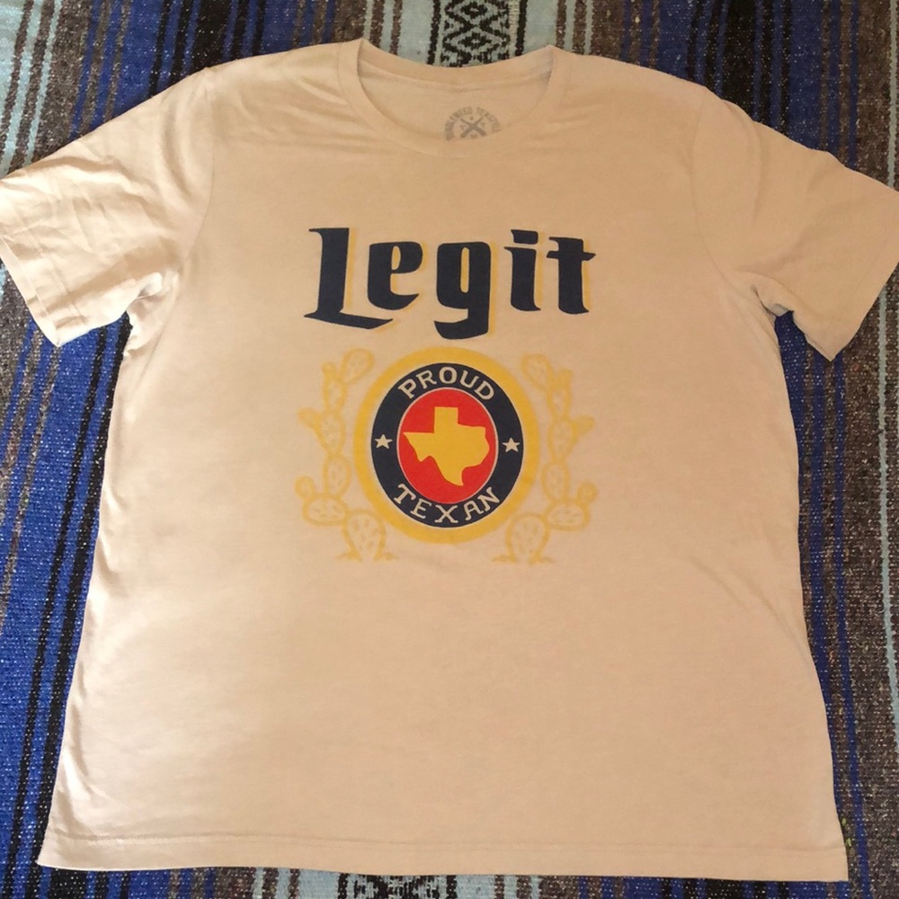 Miller Lite Themed Texas Tee Shirt